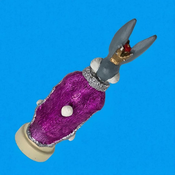 Rare Looney Tunes 1989 Warner Bros Saratoga Mint VTG Bugs Bunny King Chess Piece - Picture 5 of 11